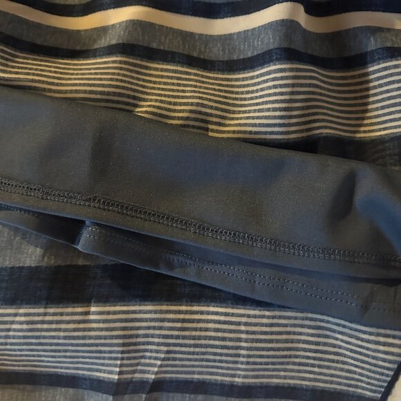 Avenue Womens SZ 26/28 Blue & White Striped Capsule Coastal Everyday Basic Dress - Picture 10 of 13